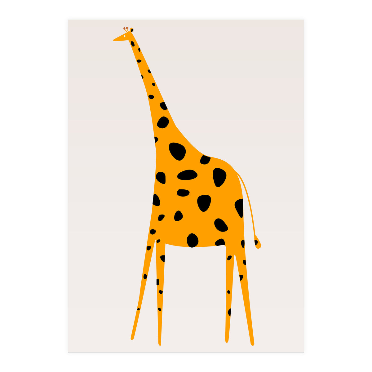 Cute Giraffe (Print Only)