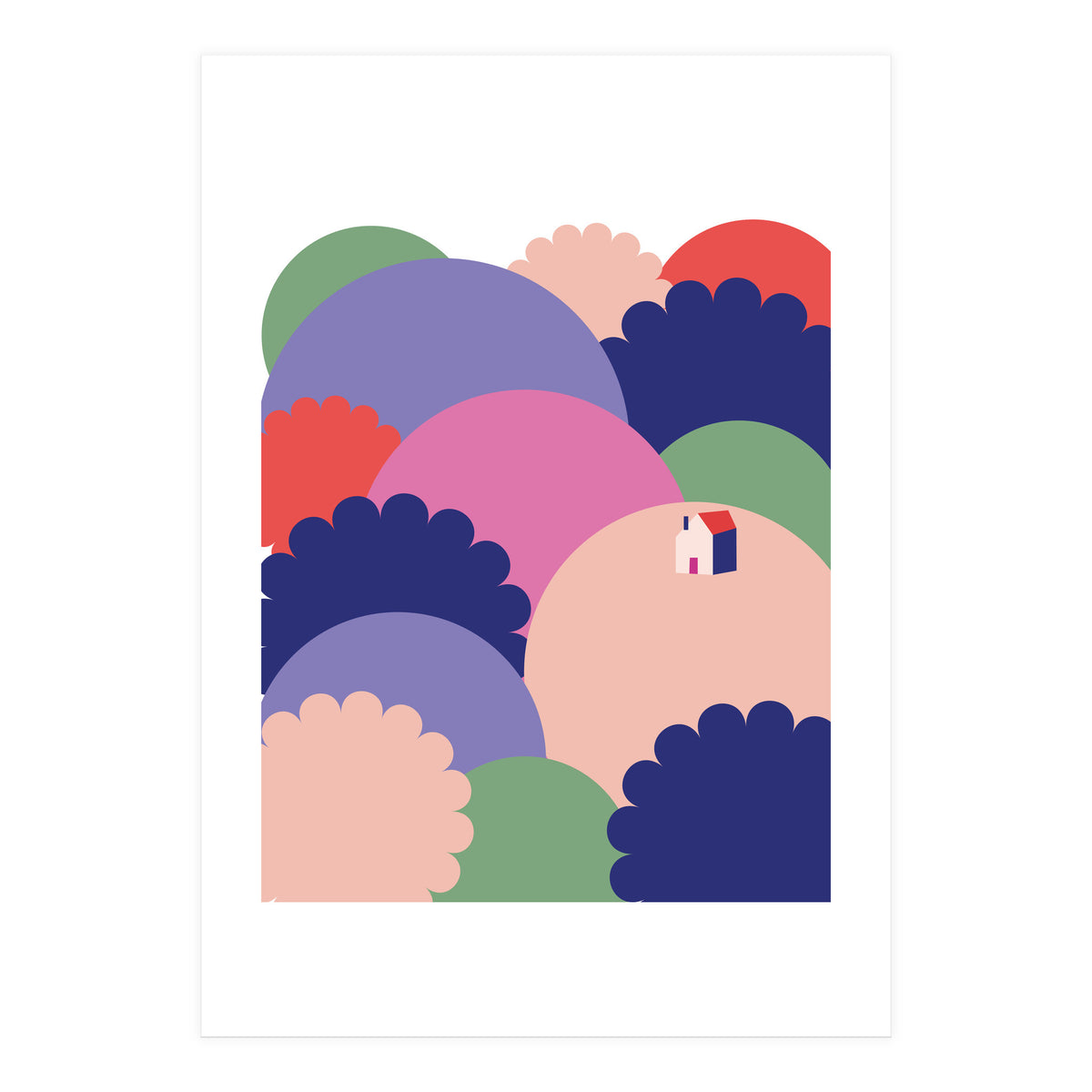 Mediterranean Landscape 3 Rgb  (Print Only)