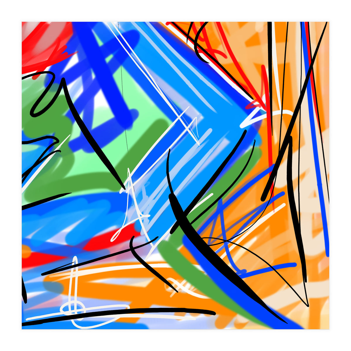 Subtlenes Of Colors In Traces 4 (Print Only)