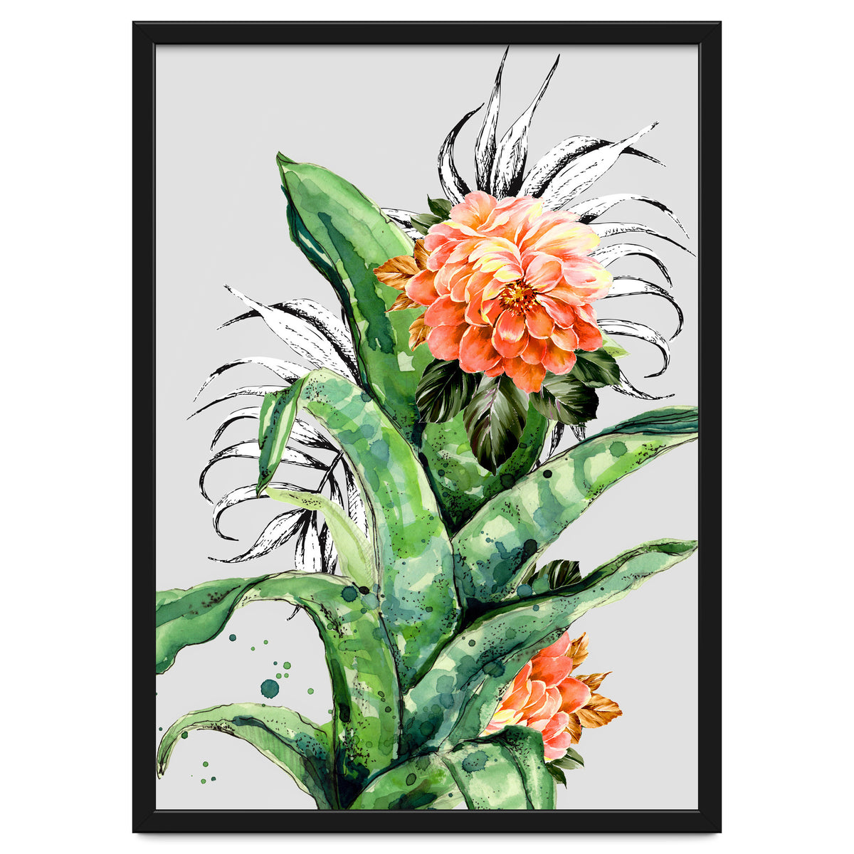 Collage of florid nature