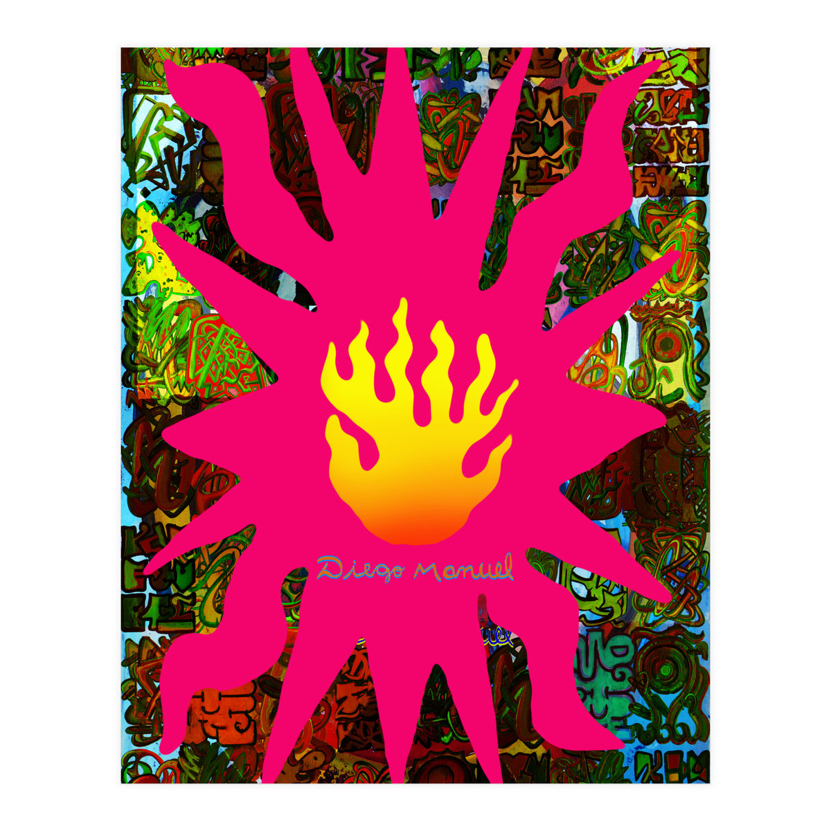 Fuego Y Graffiti 61 (Print Only)