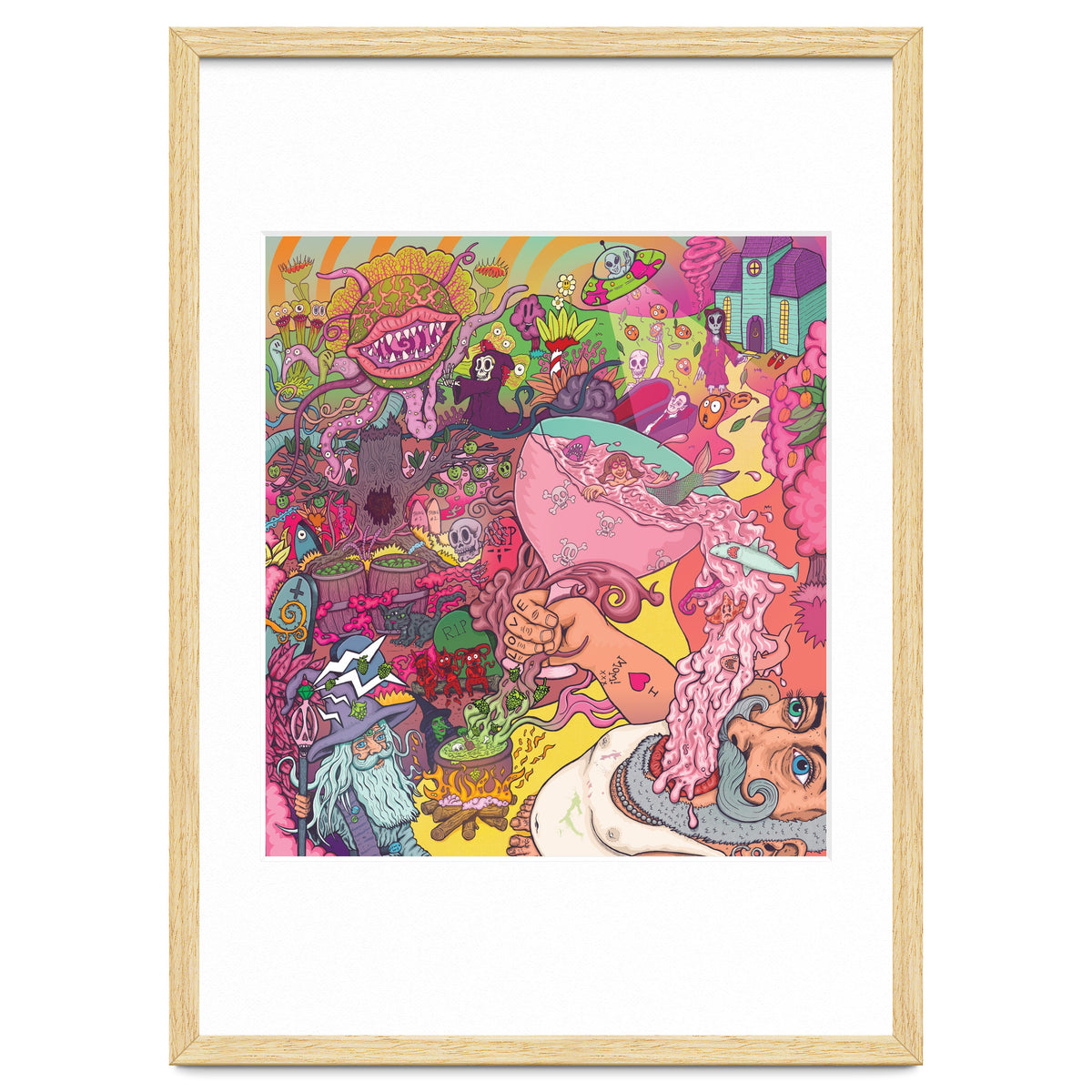 Abbeydale Brewery Collab Series Full Illustration - Yeastie Boys UK, Northern Monk, Origins Fyne Ales, Haand, Brew York and Black Jack Brewery.