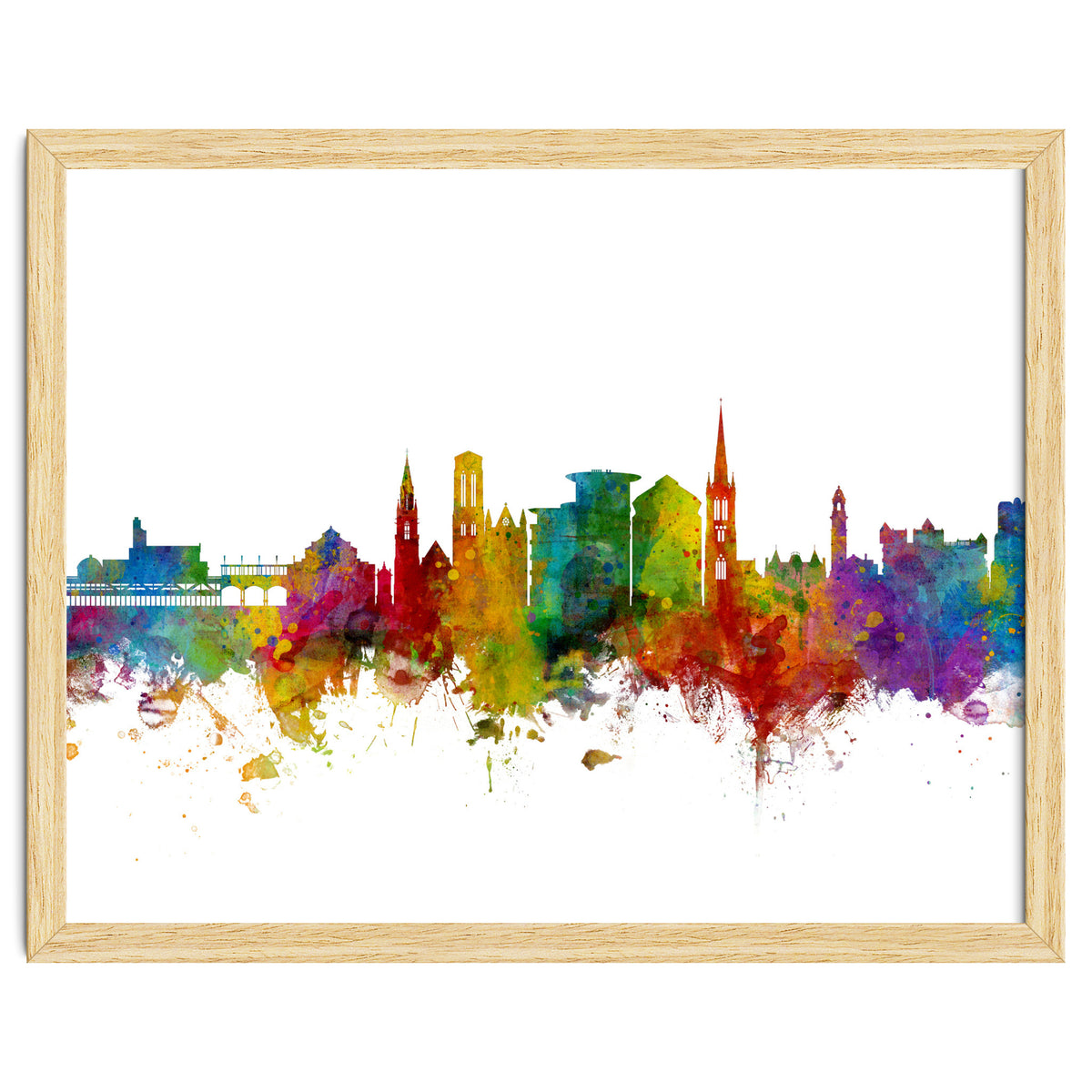 Bournemouth England Skyline