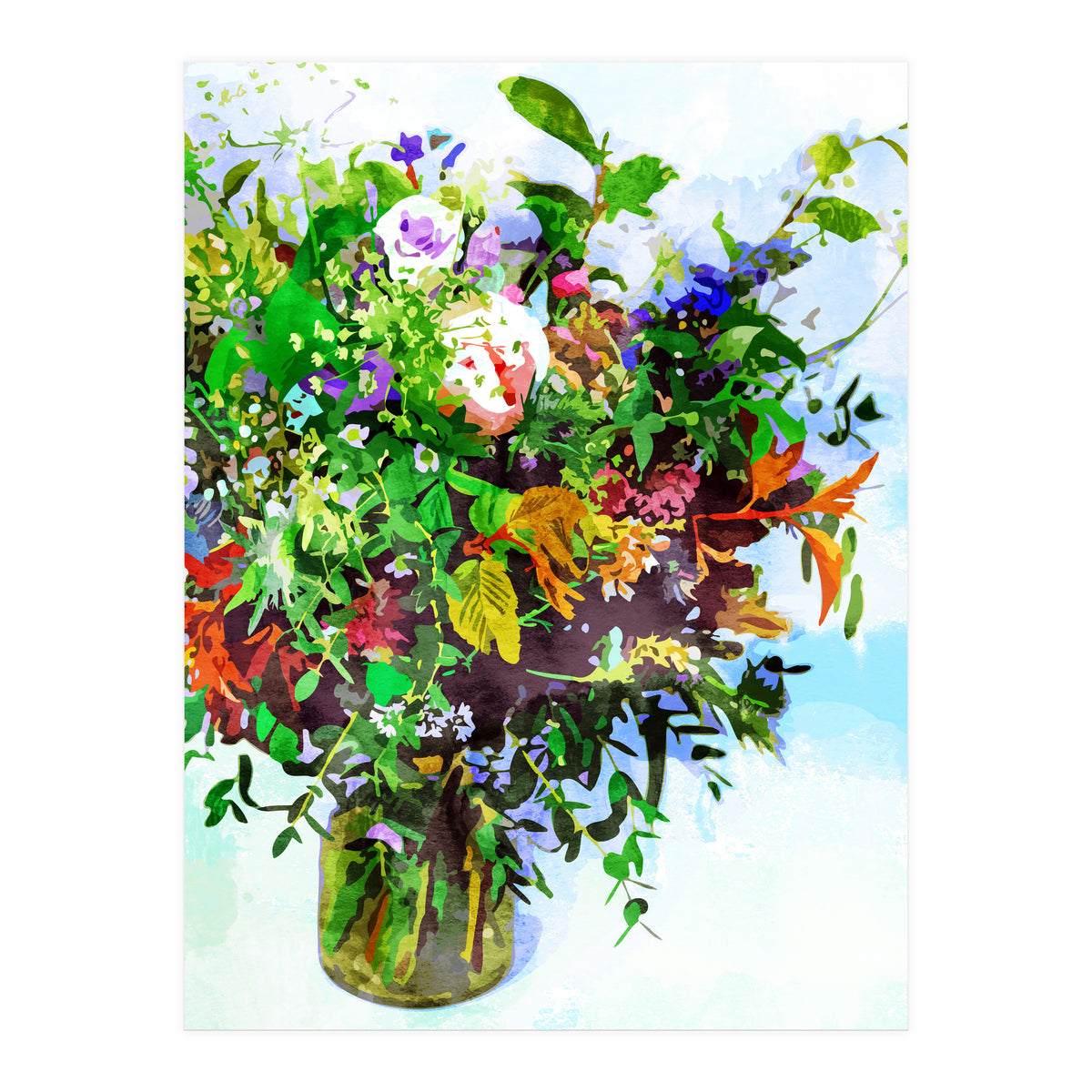 I Must Have Flowers, Always & Always (Print Only)