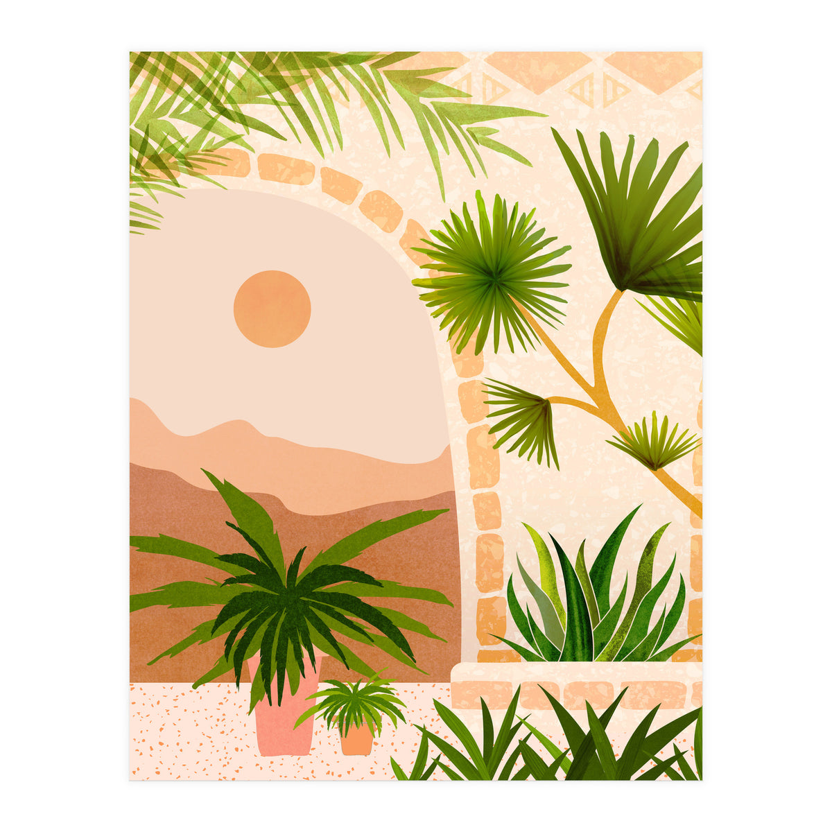 Southwest Summer Scene (Print Only)