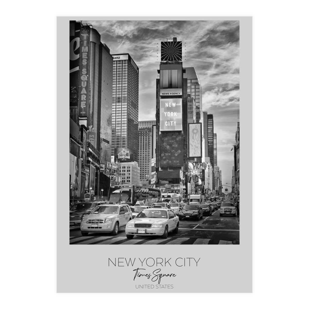 In focus: NEW YORK CITY Times Square (Print Only)