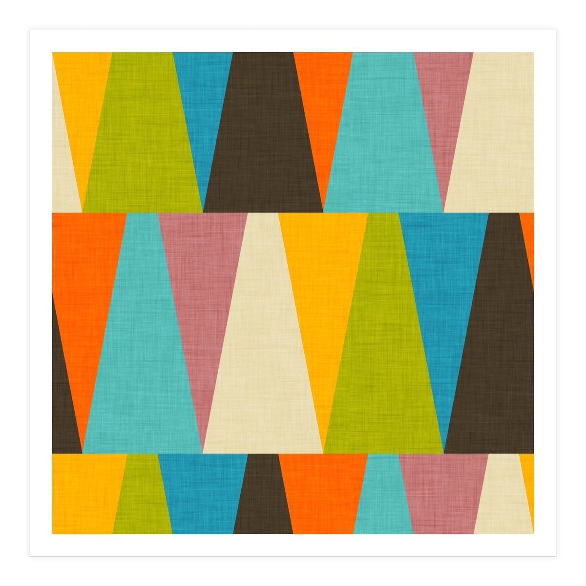 Retro Color Block Triangle (Print Only)