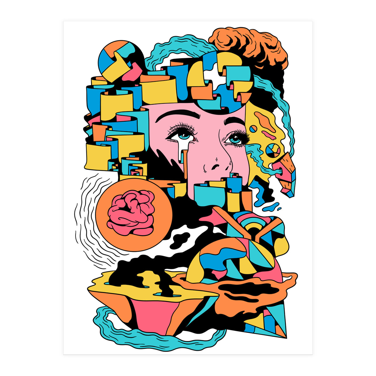 Sad Cliffs (Print Only)