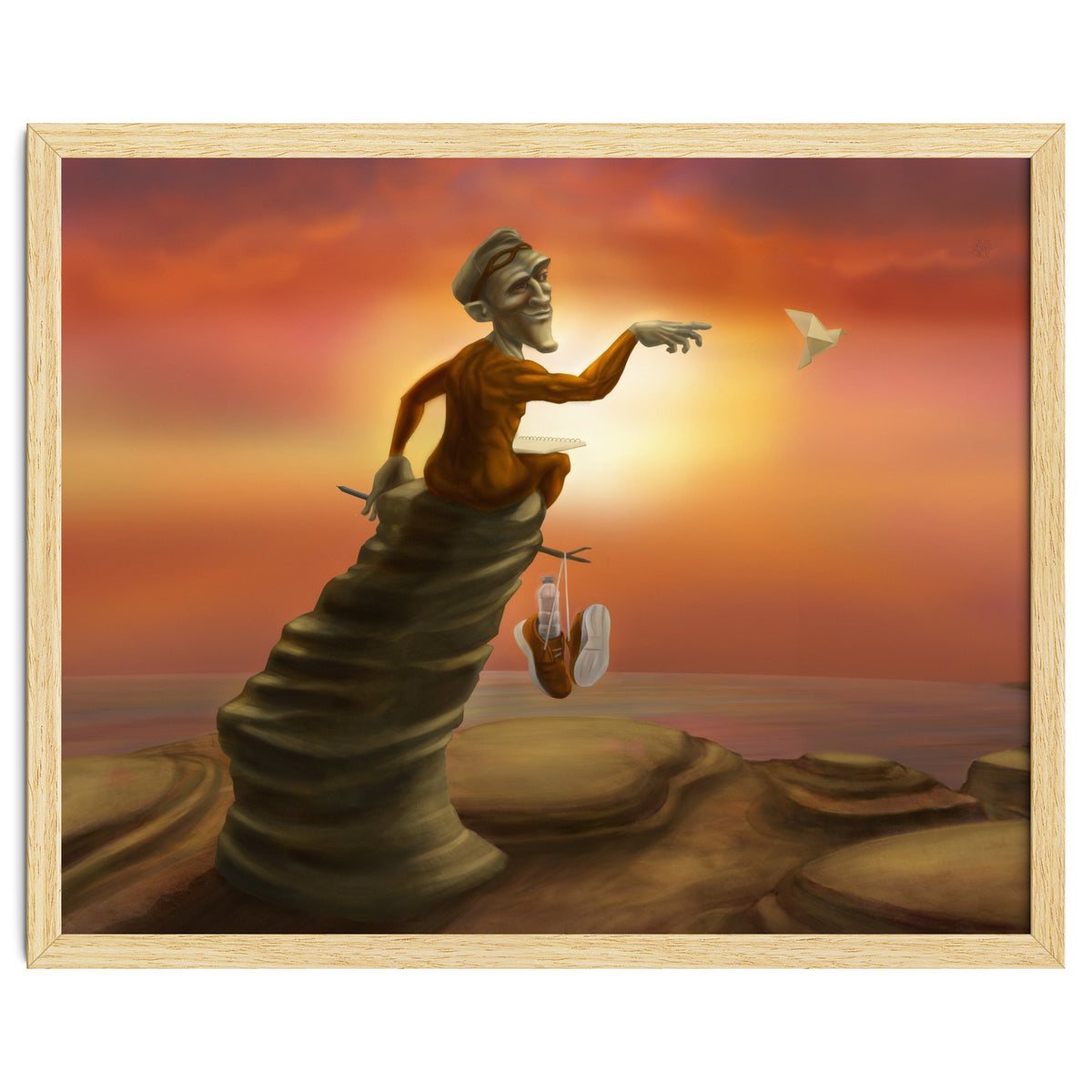 Superhero on a break