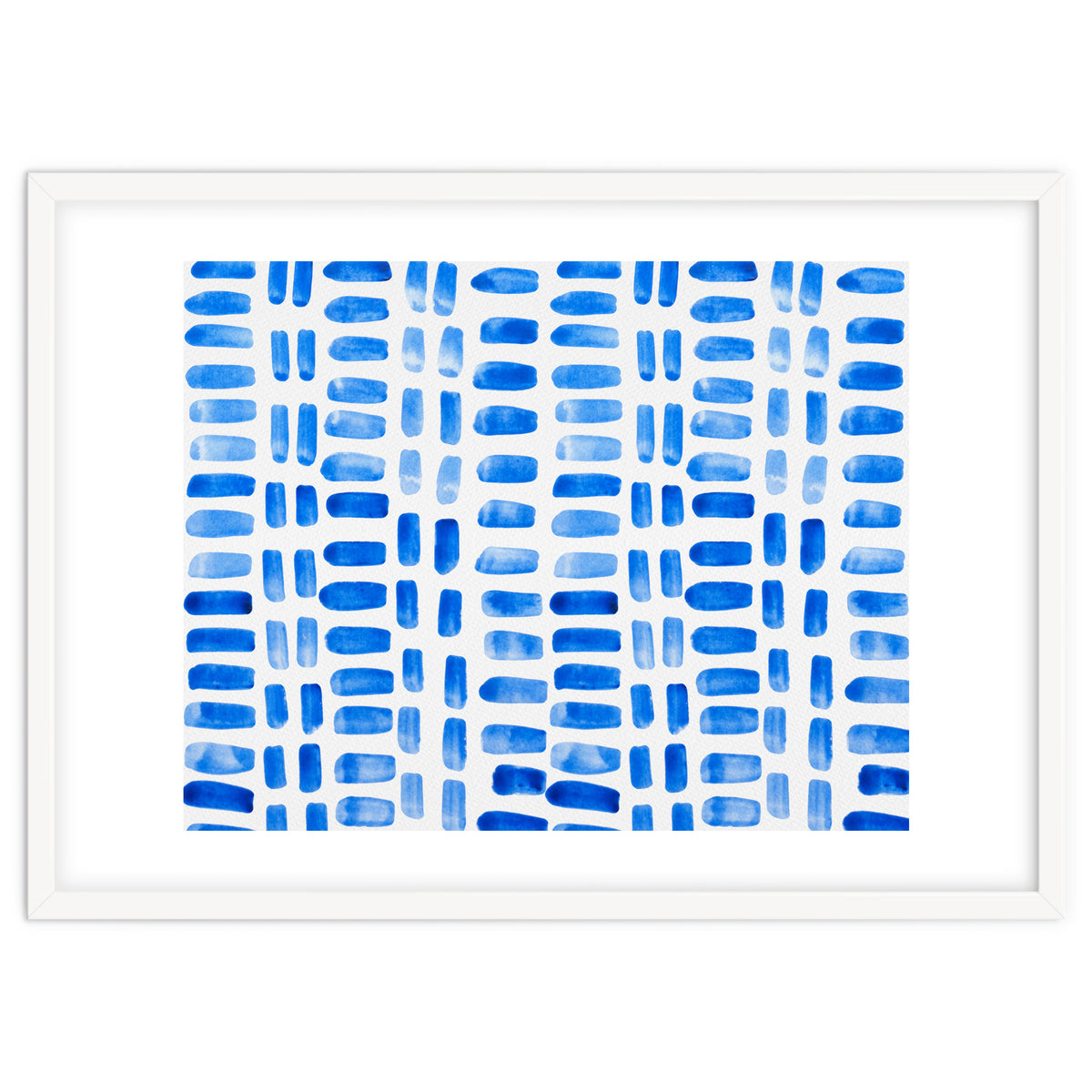 Blue abstract rectangles