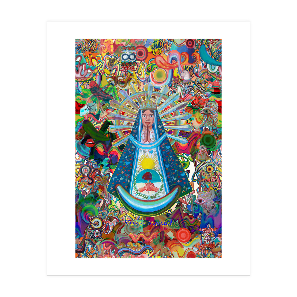 Virgen Y Graffiti 29 (Print Only)