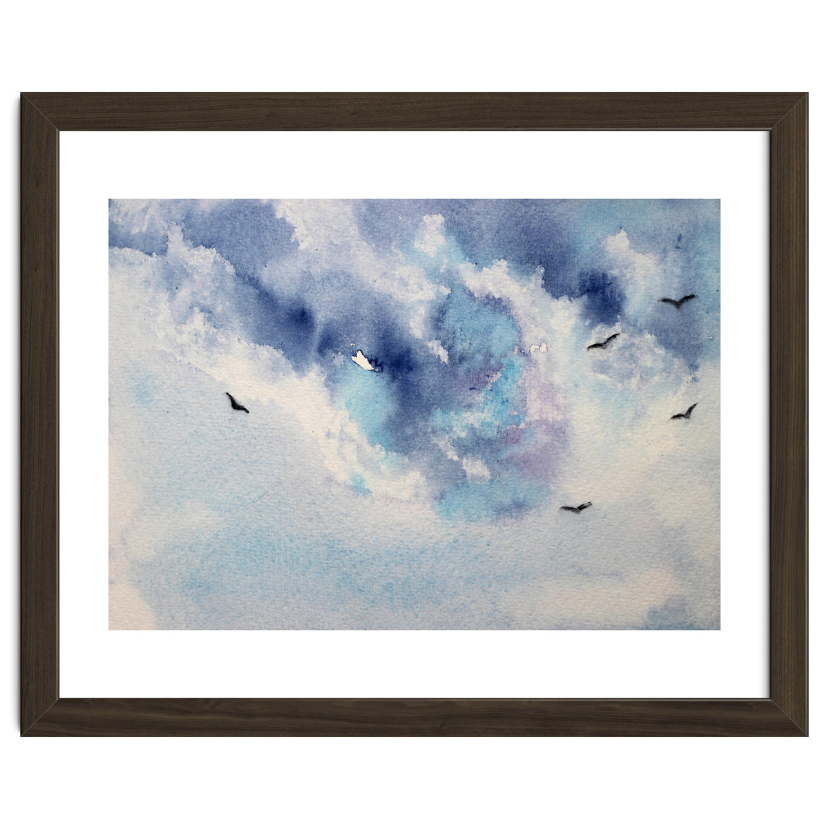 Dramatic sky || watercolor