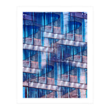 Blue Skyscraper Abstract (Print Only) thumbnail