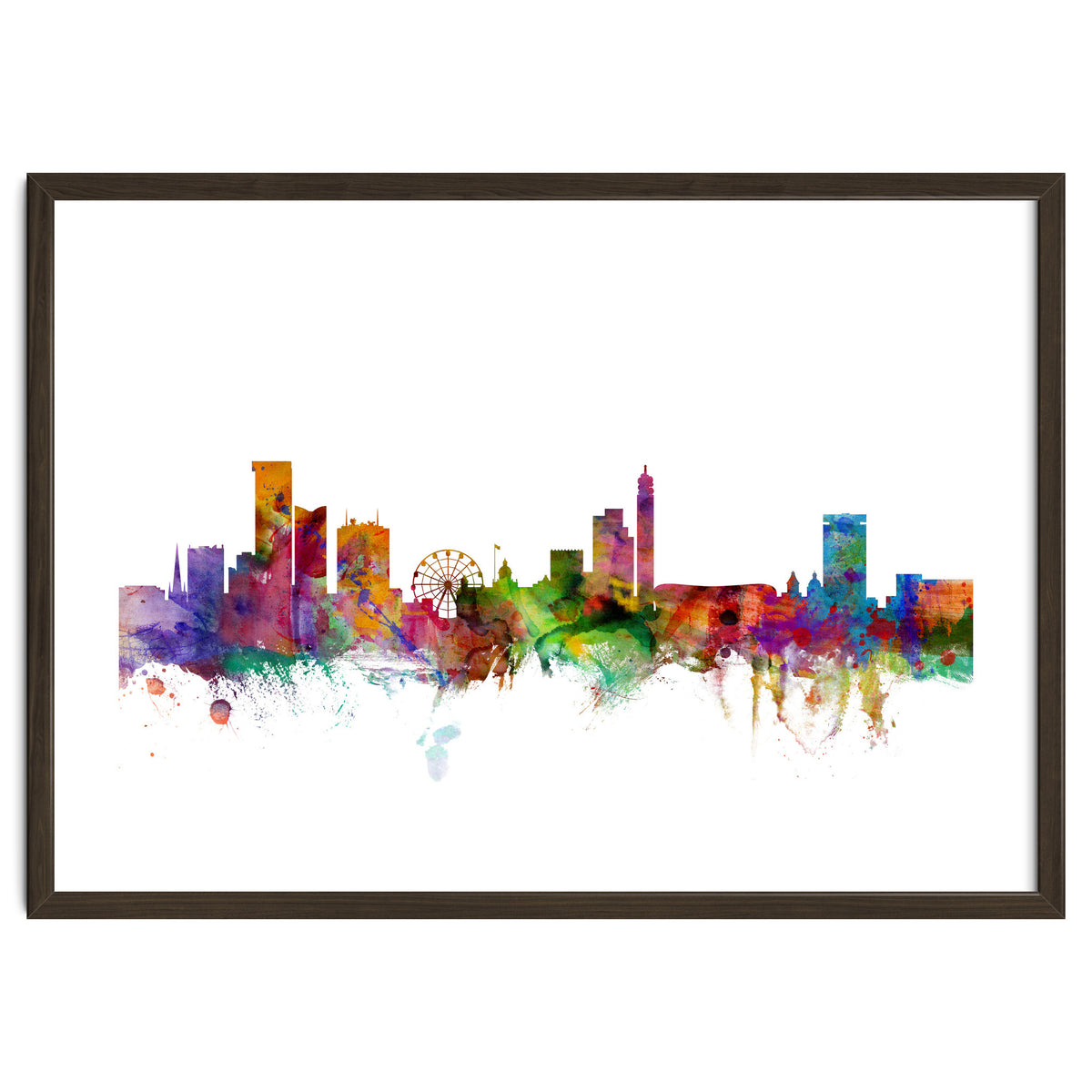 Birmingham England Skyline