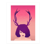 Jackalope Lady (Print Only) thumbnail
