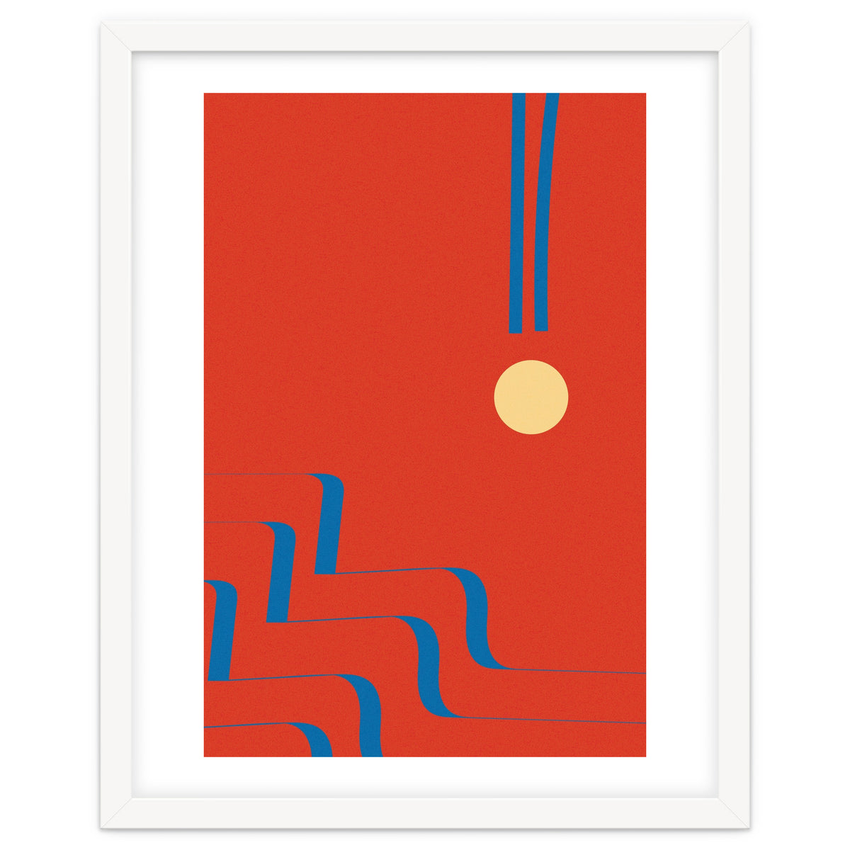 Mid Century Abstract Lines