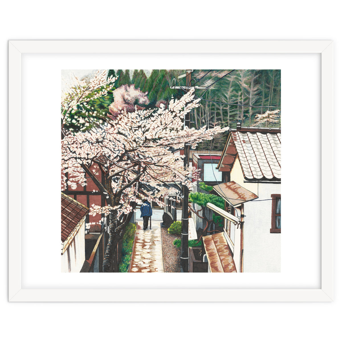 Passing by Cherry Blossoms