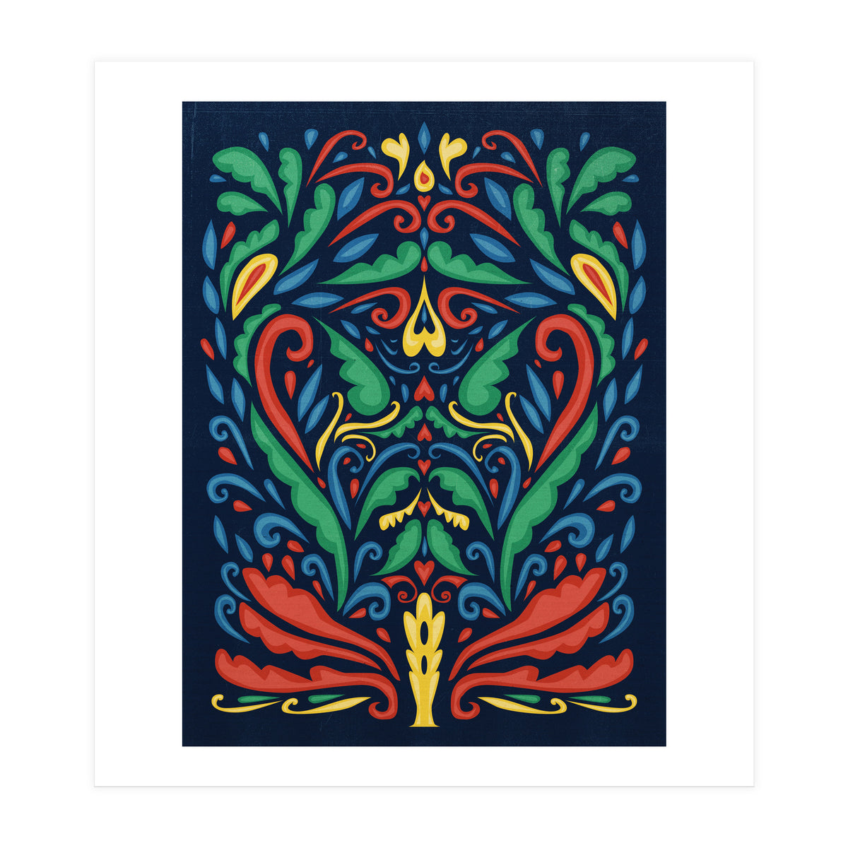 Art Nouveau Folk Art Style (Print Only)