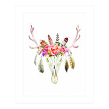 Boho Cow Skull (Print Only) thumbnail