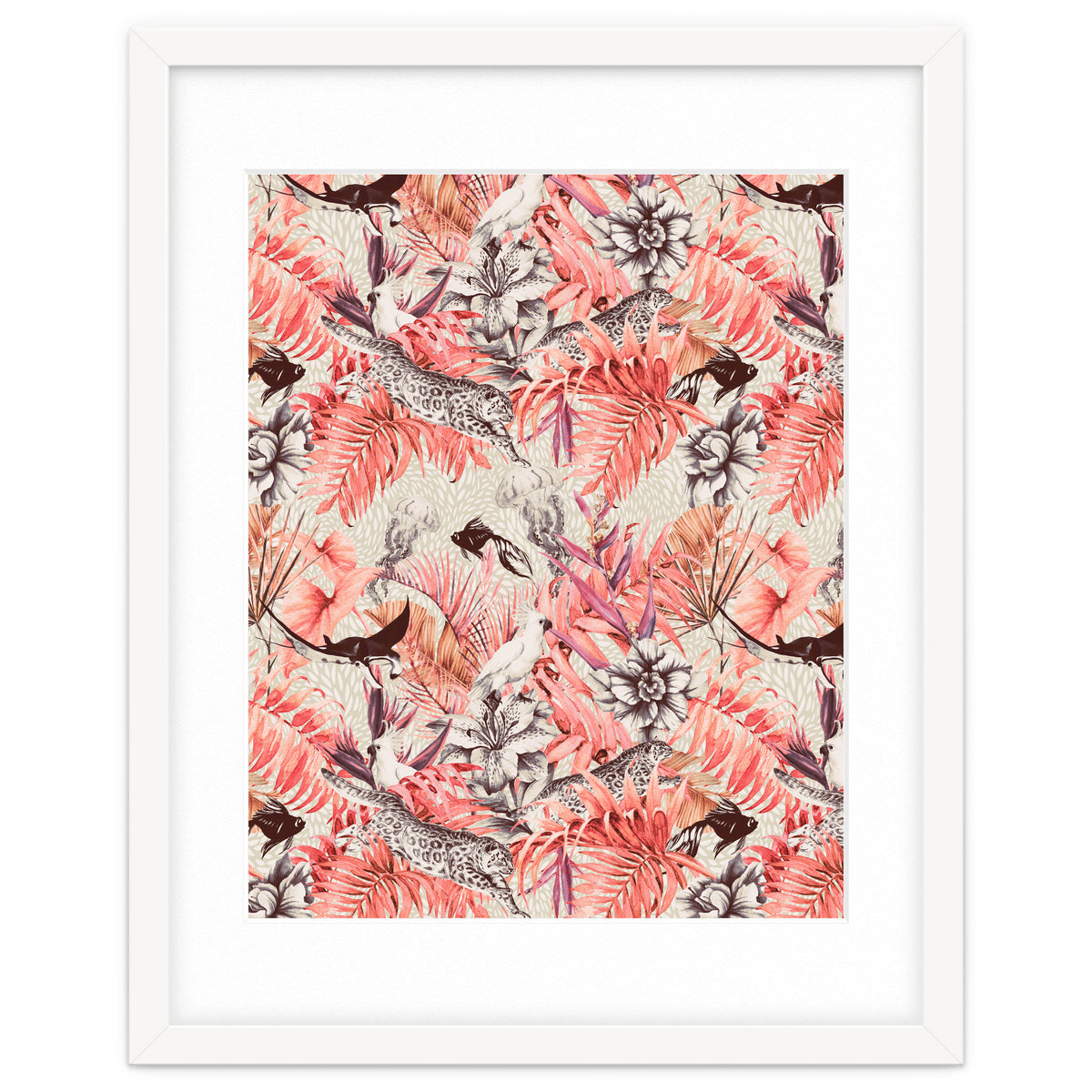 Tropical paradise pink