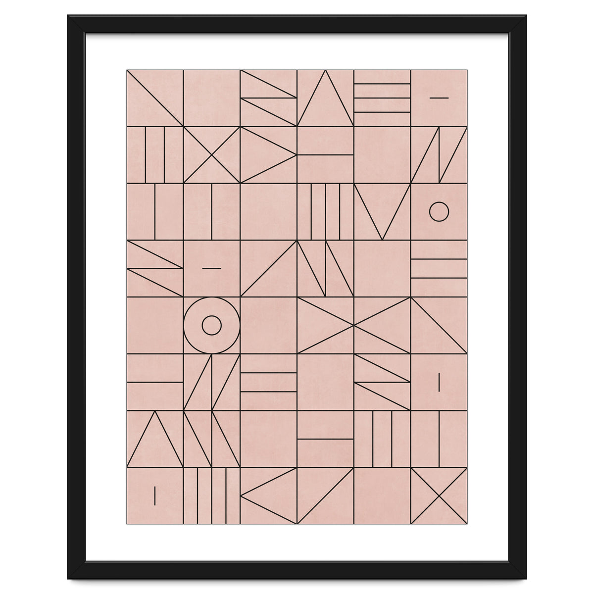 My Favorite Geometric Patterns No.2 - Pale Pink