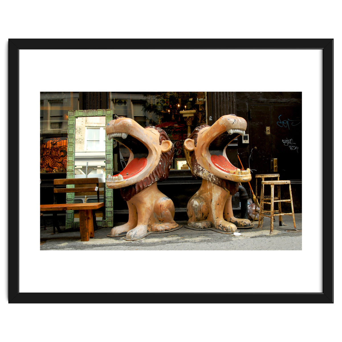 Thrift shop, New York.