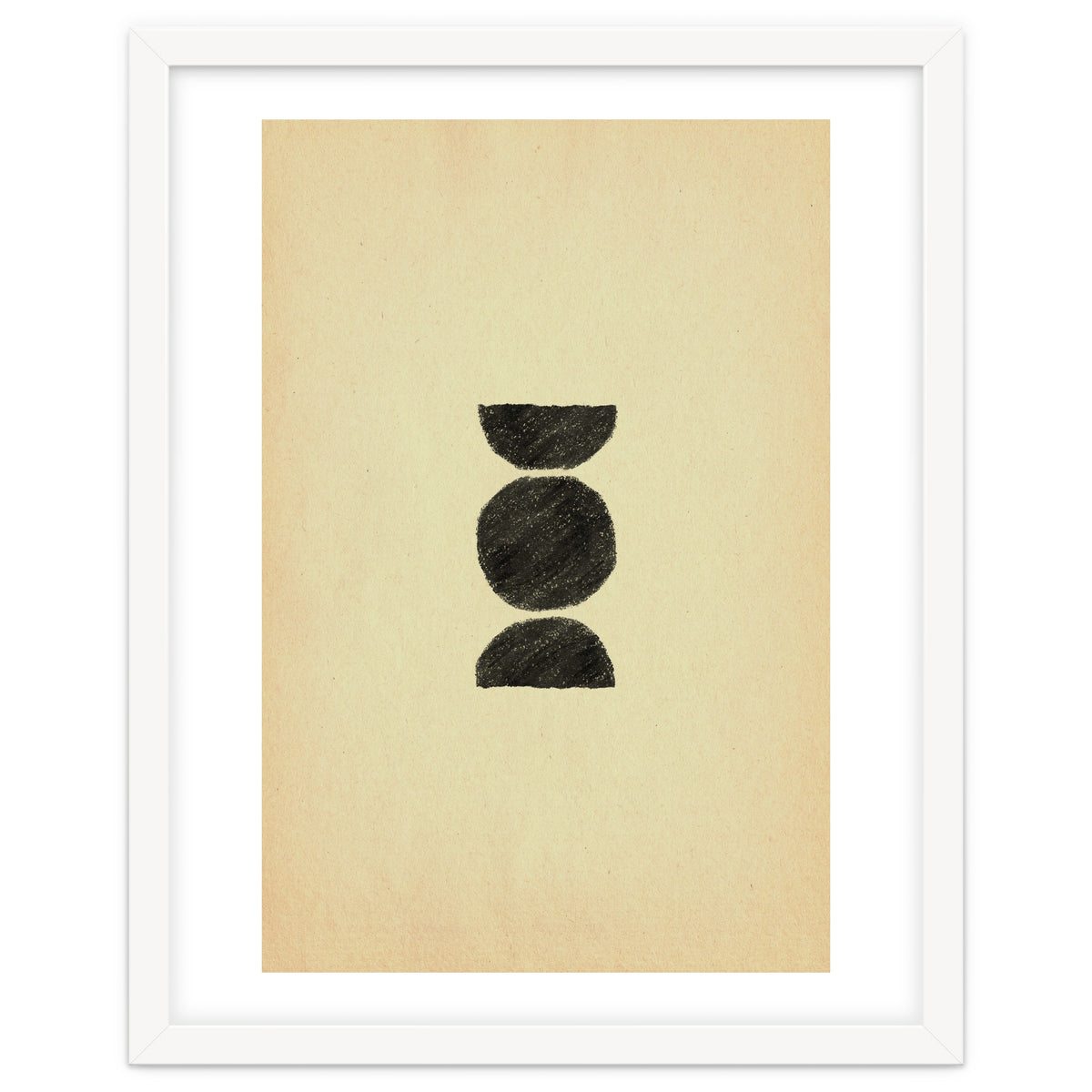 Abstract mid-century modern shapes