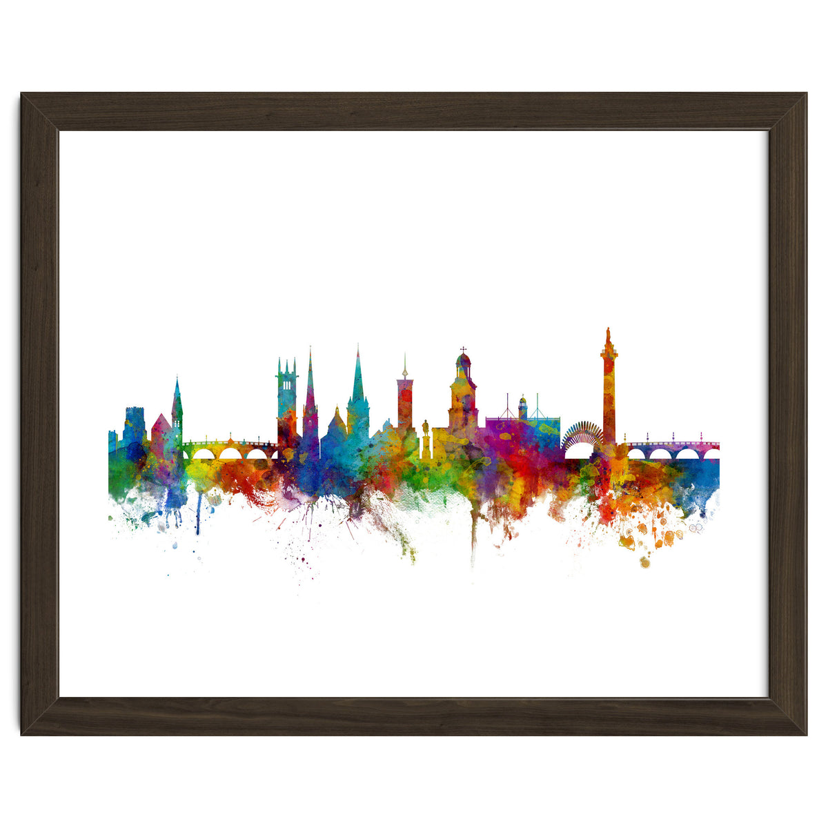 Shrewsbury England Skyline