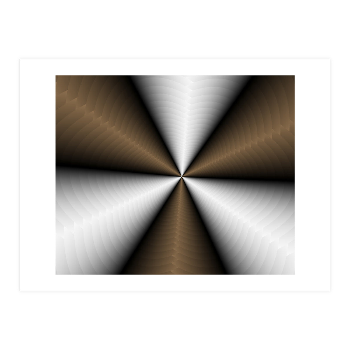 Brown Color Modern Interior Art (Print Only)