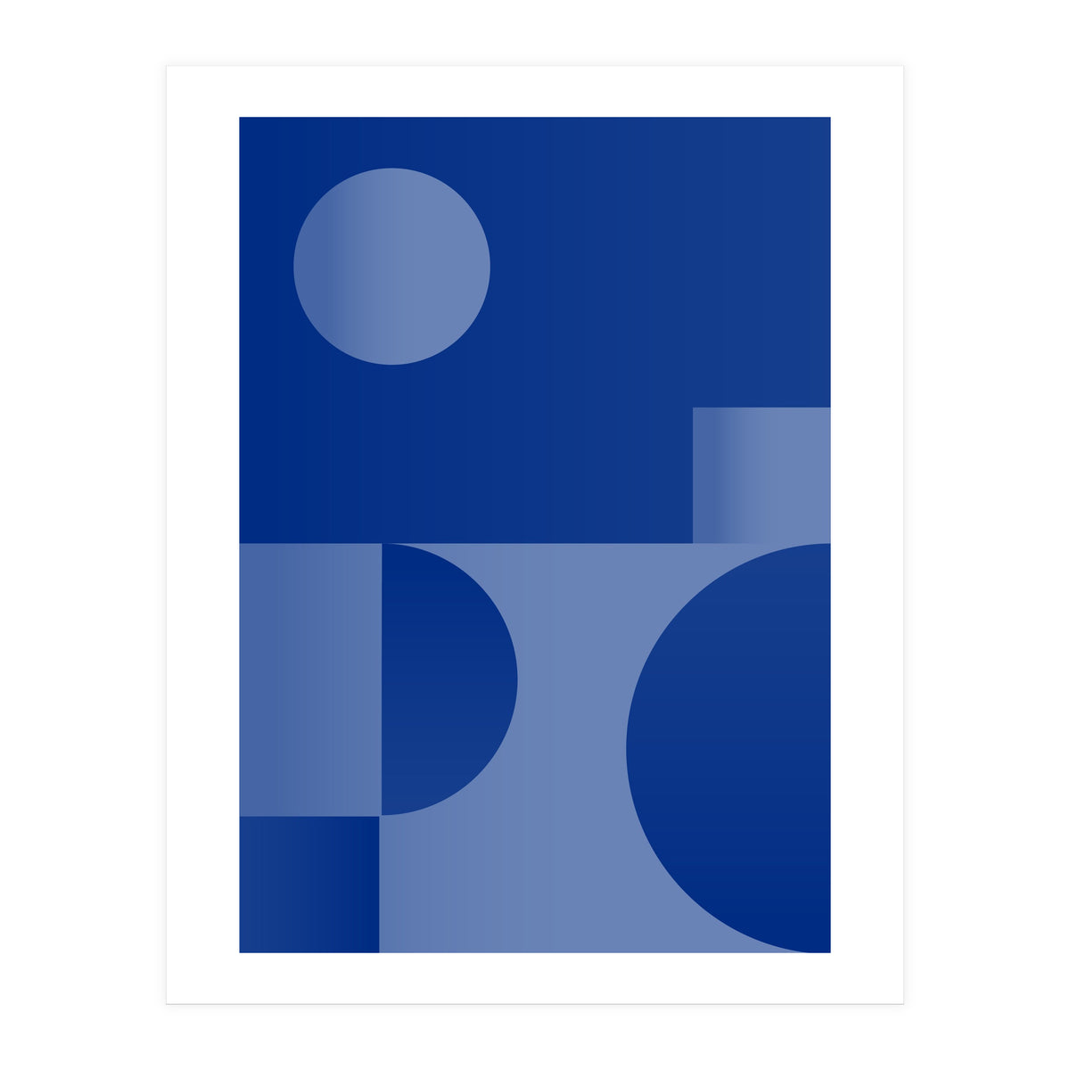 Midnight sea dreams | abstract modern (Print Only)