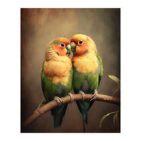 Lovebirds Painting (Print Only)