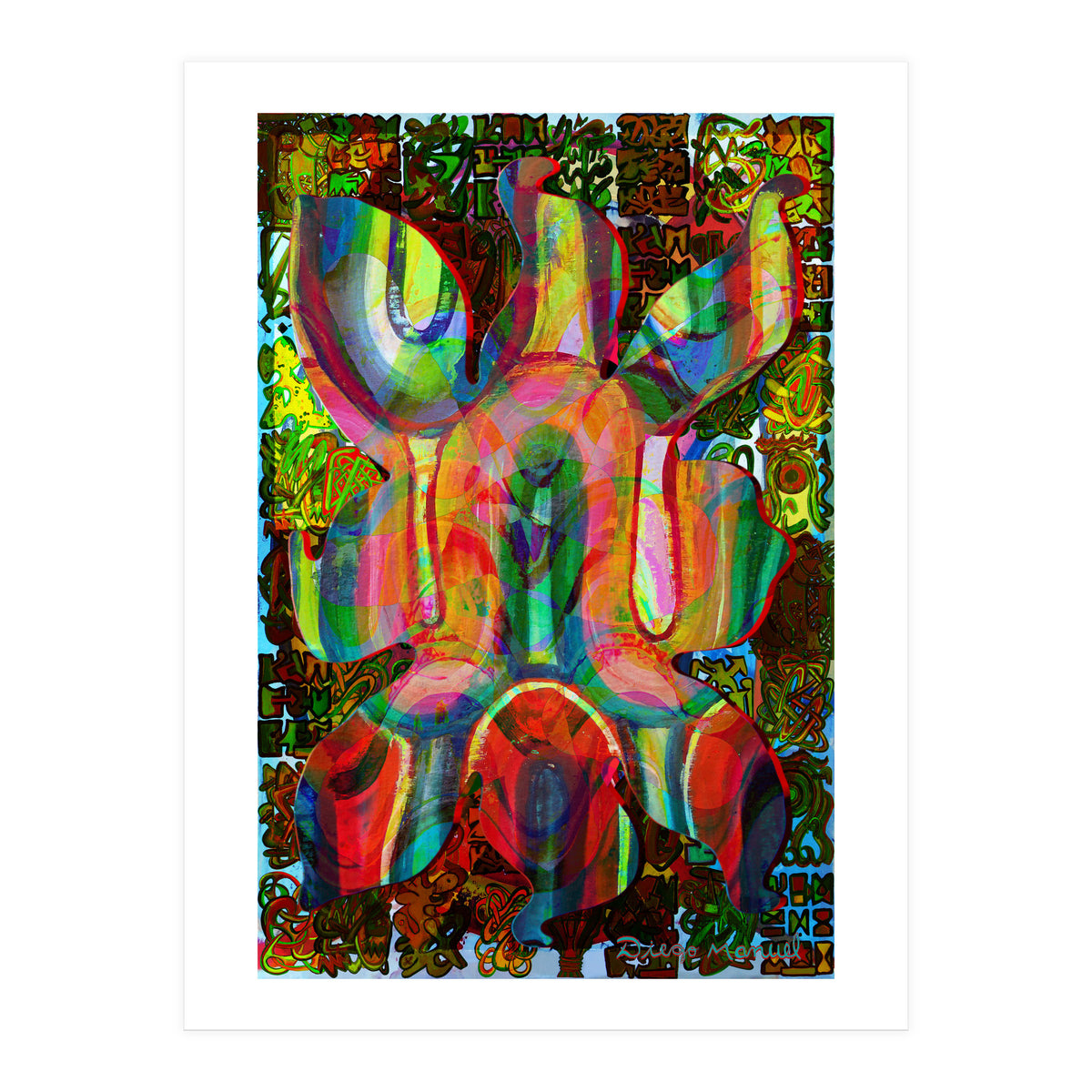 Pop Abstract 2023 Tapiz 105 (Print Only)