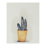 Cactus in yellow pot (Print Only) thumbnail