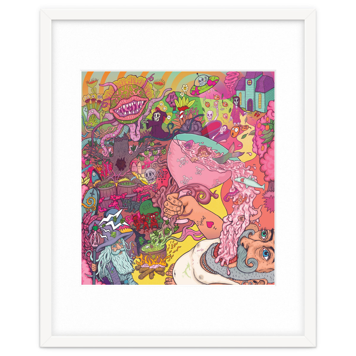 Abbeydale Brewery Collab Series Full Illustration - Yeastie Boys UK, Northern Monk, Origins Fyne Ales, Haand, Brew York and Black Jack Brewery.