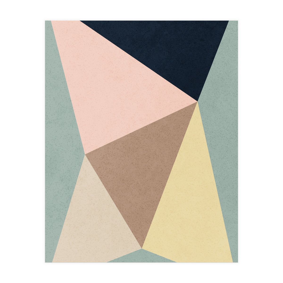 Minimal, Hard Edge Composition n82 (Print Only)