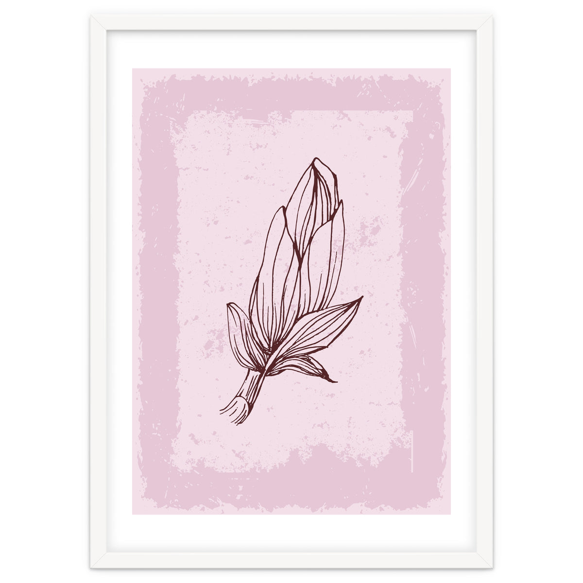 Magnolia Simple Minimal Boho - Botanical Leaves