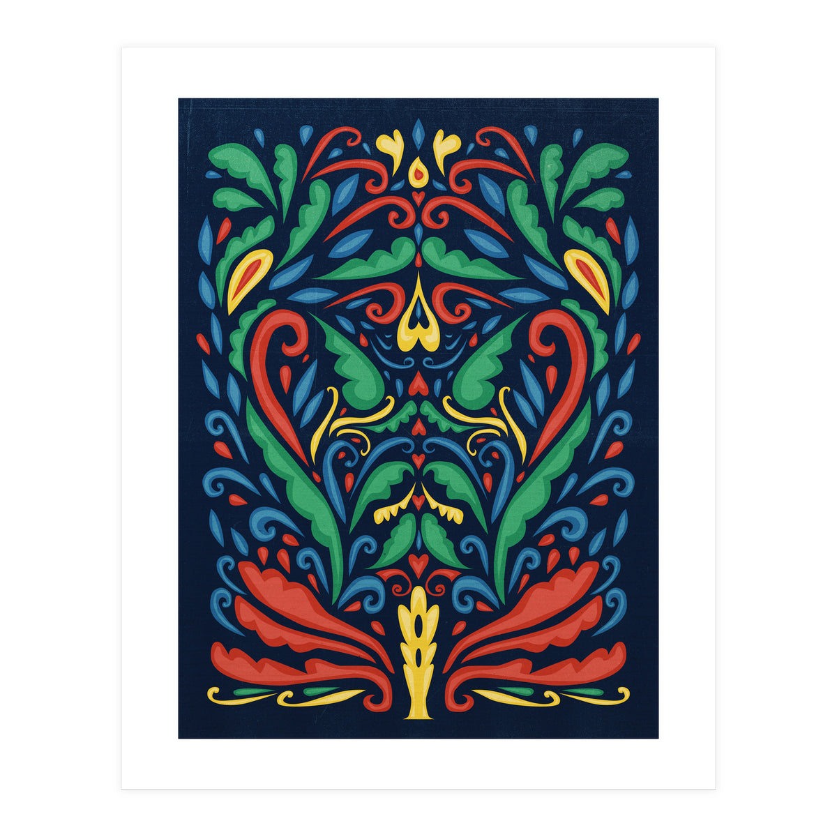 Art Nouveau Folk Art Style (Print Only)