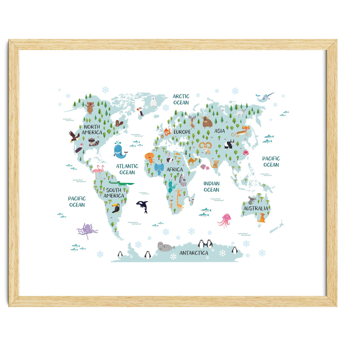 Animal World Map