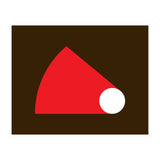 Geometric Shapes No. 51 - red & brown (Print Only) thumbnail