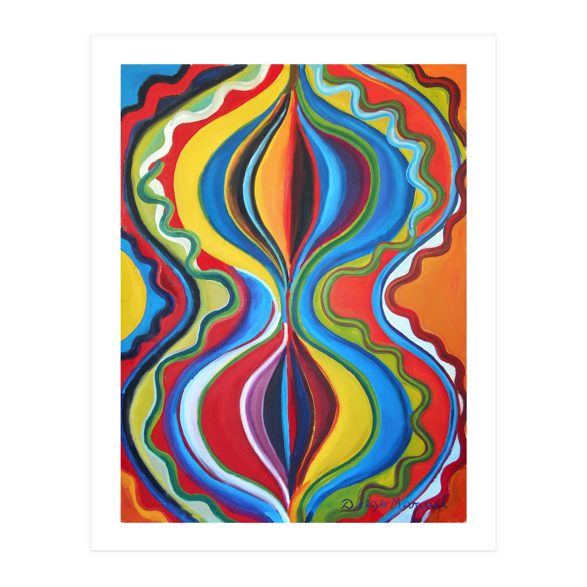 Graffiti Con Dos Centros (Print Only)