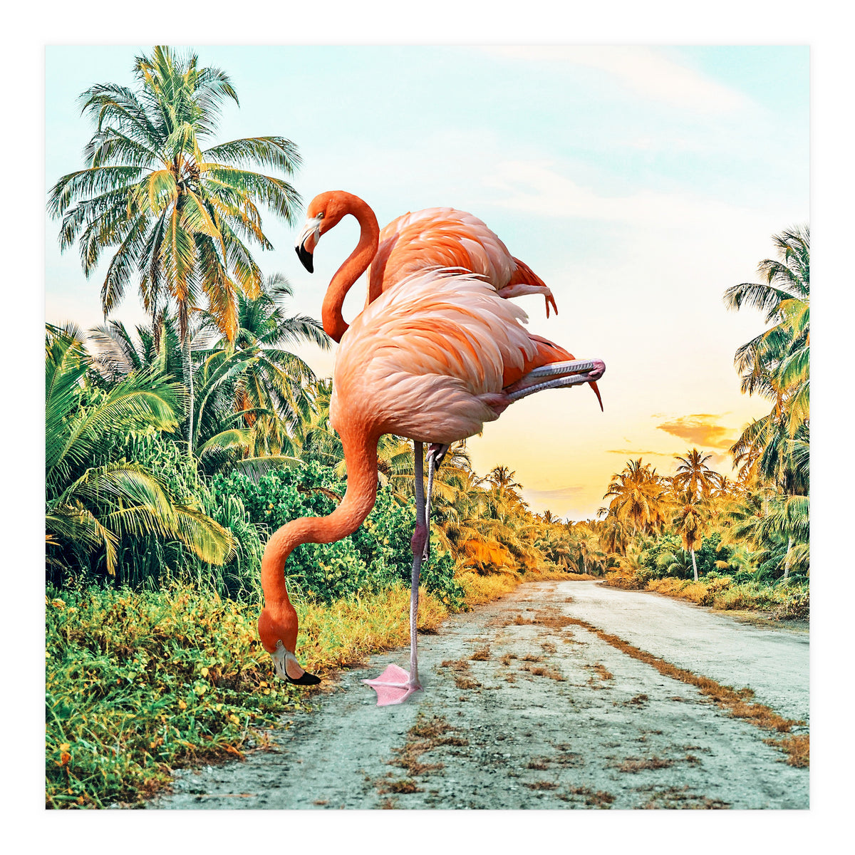 Flamingo Vacay (Print Only)