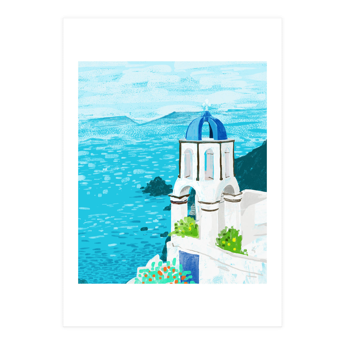 Greek Landscape (Print Only)