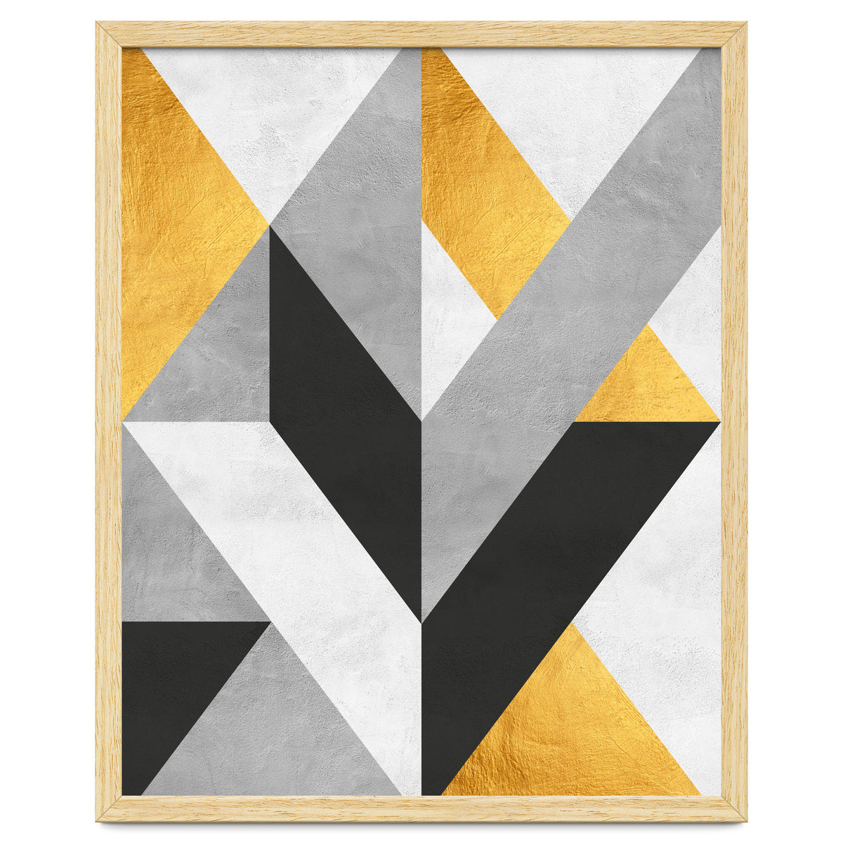 Gray and Gold Composition III