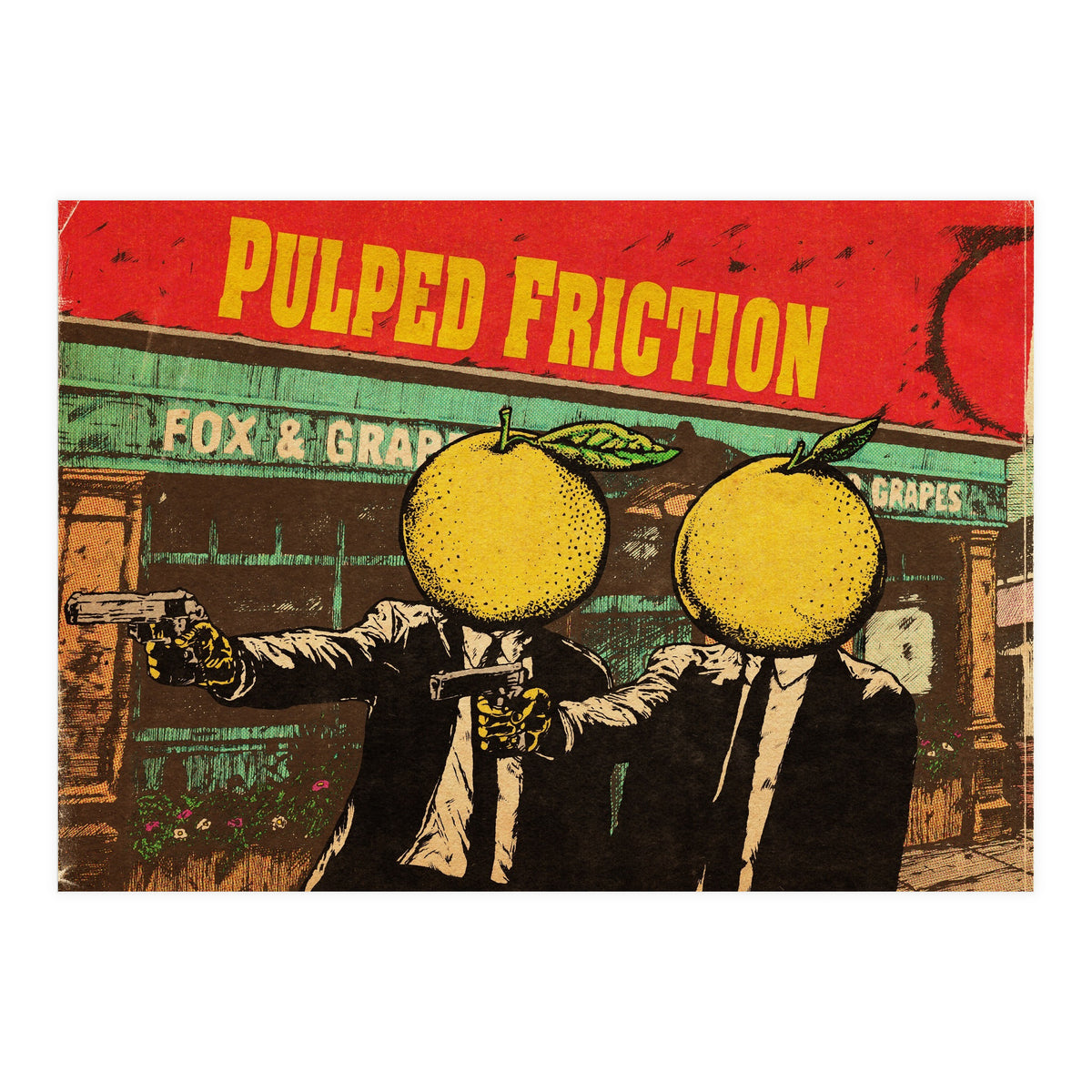 Pulped Friction  - Grapefruit & Rosemary IPA 6.6% - Lost Industry x Fox & Grapes (Print Only)
