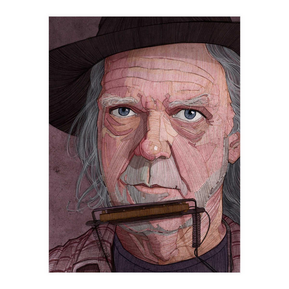 Neil Young Portrait (Print Only)