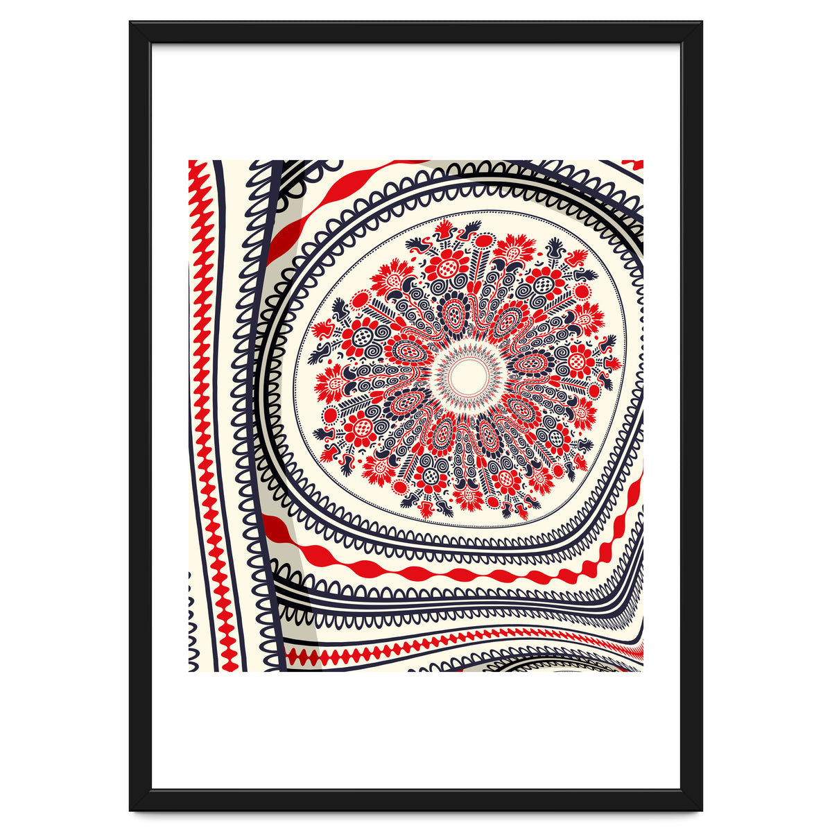 Romanian embroidery background 9