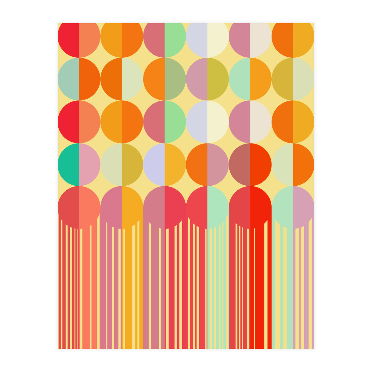 Pattern with circles I (Print Only)