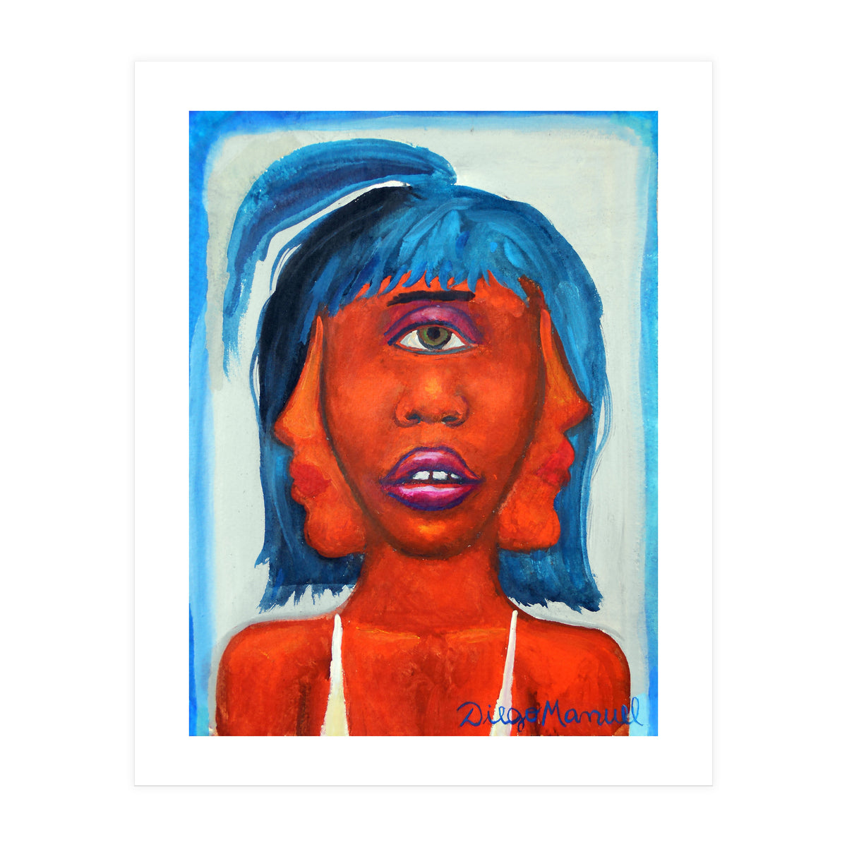 Cabeza De Mujer 8 (Print Only)