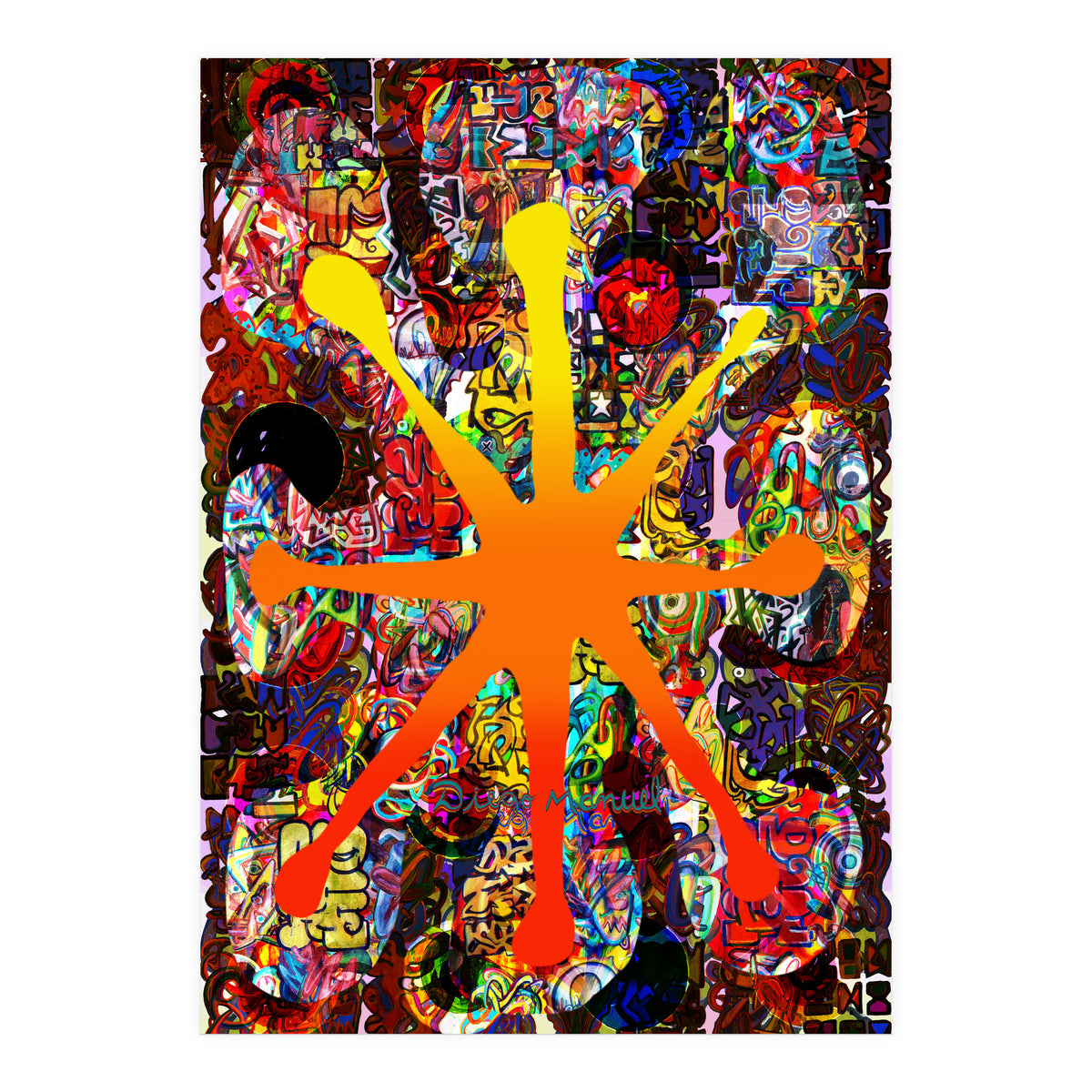 Fuego Y Graffiti 73 (Print Only)