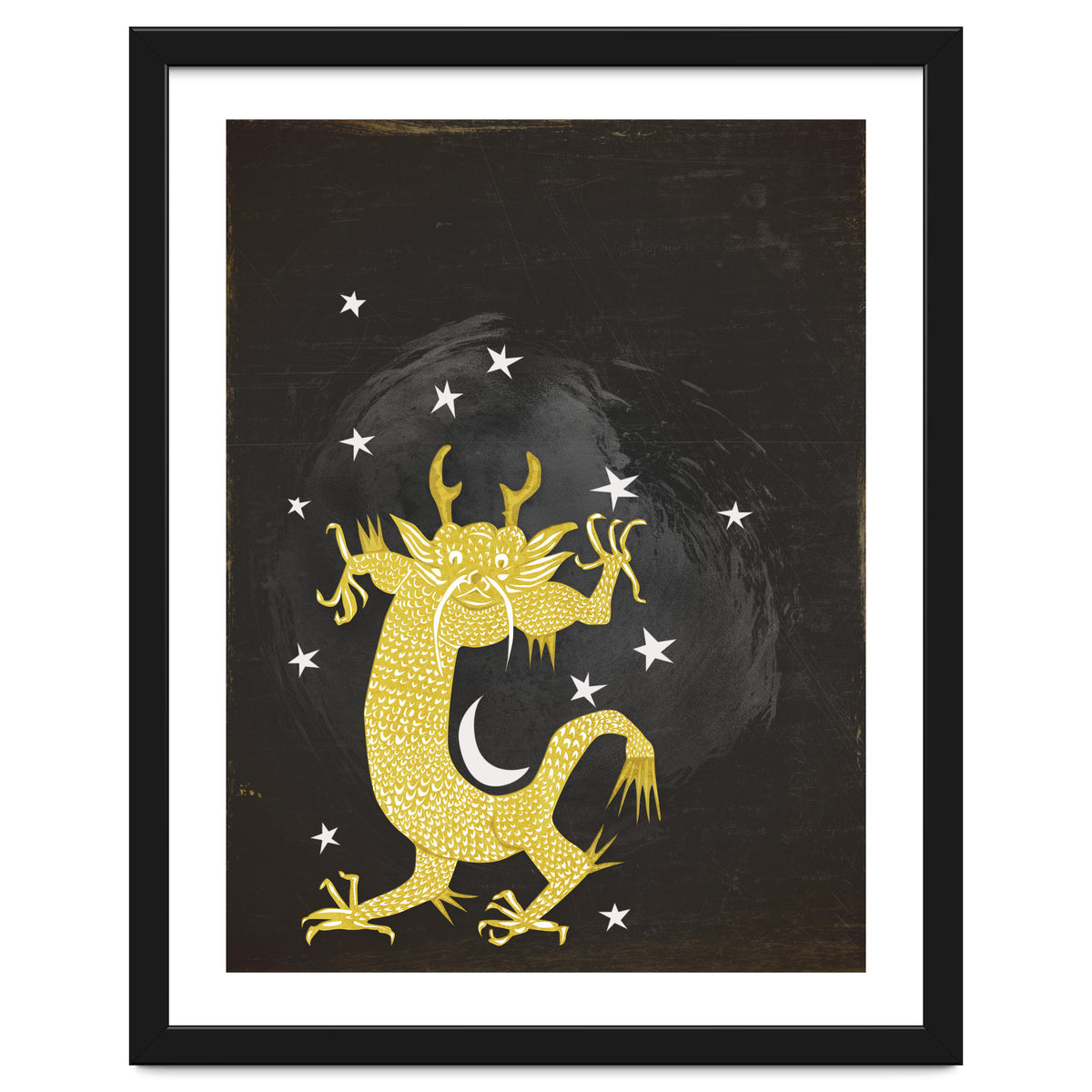 Vintage Cosmos: Golden Dragon